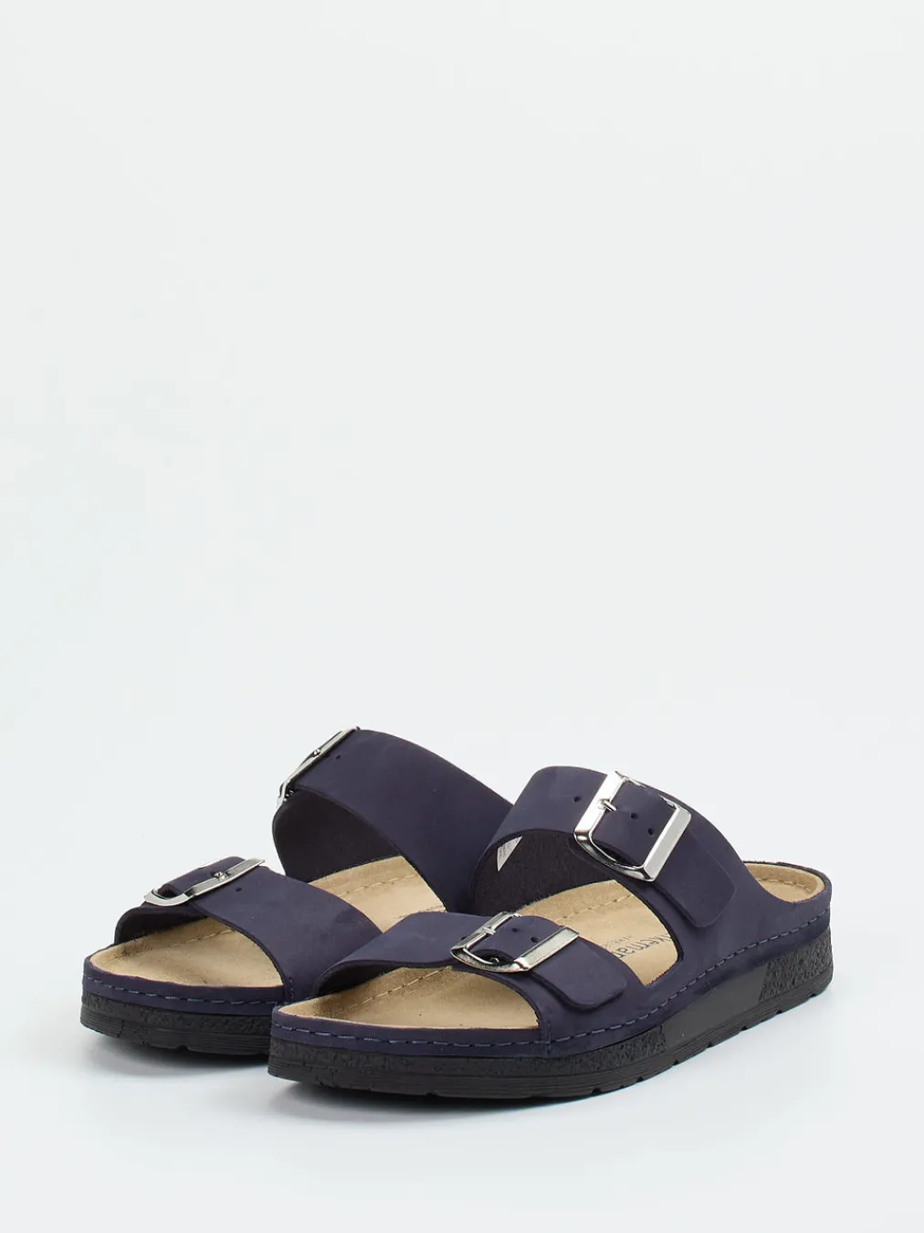 – Komfort-Pantolette aus Nubukleder dunkel-Berkemann