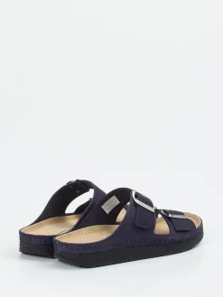 – Komfort-Pantolette aus Nubukleder dunkel-Berkemann