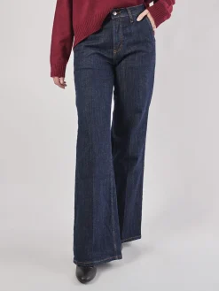 – Damen-Jeans aus Denim Dunkel-Blui Online