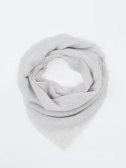 – Dreieckstuch aus Kaschmirmix in Hell-Blui