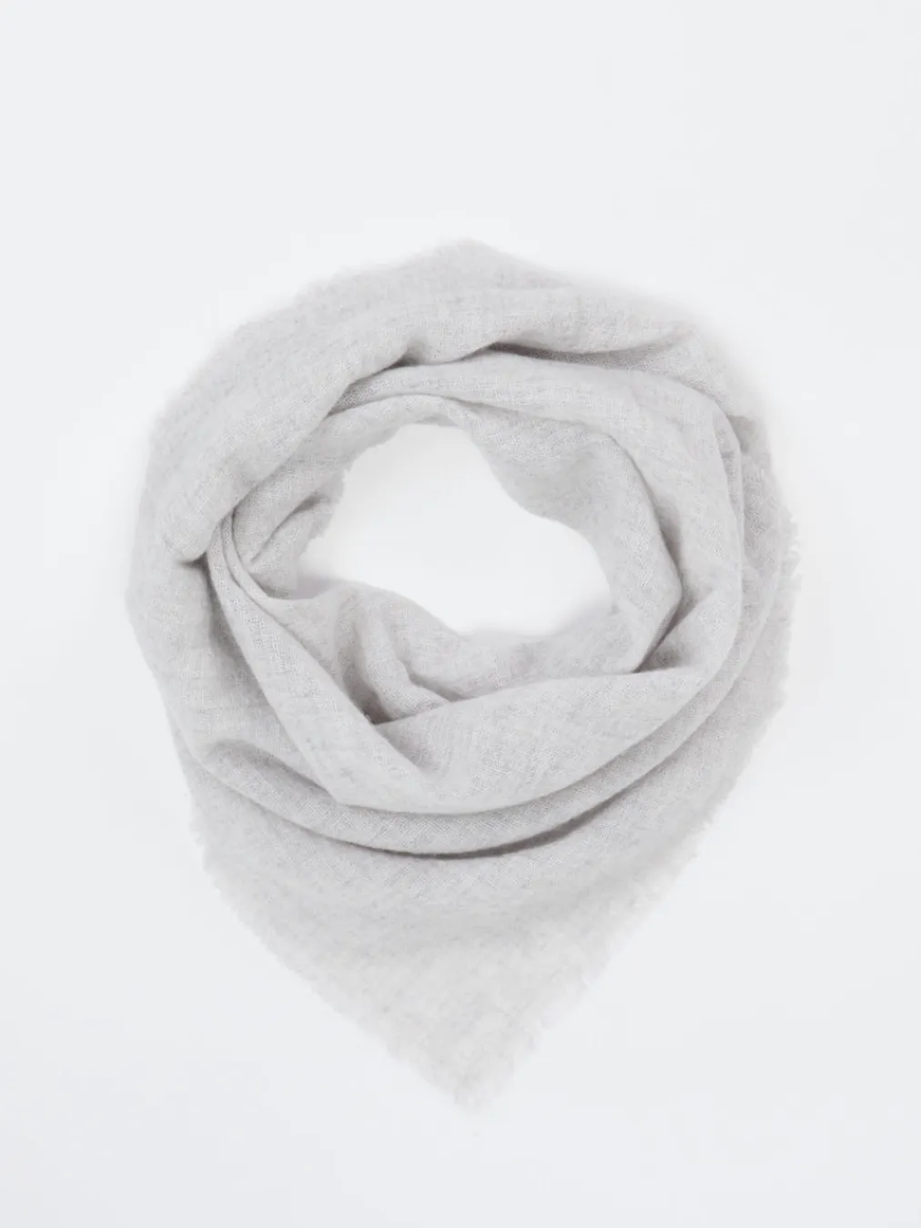 – Dreieckstuch aus Kaschmirmix in Hell-Blui