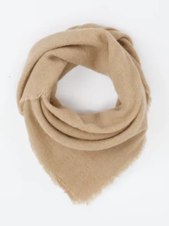 – Dreieckstuch aus Kaschmir-Mix in Beige-Blui Outlet