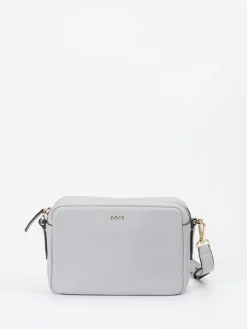 – Crossbody Bag aus Kalbleder in Hell-Boss