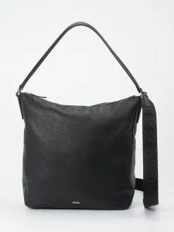 – Hobo Bag aus Kalbleder in-Boss New