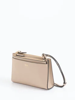 – Schultertasche aus Kalbleder in grau-Boss Discount