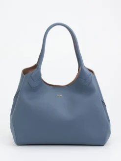 – Shopper aus Leder in Tauben-Boss New