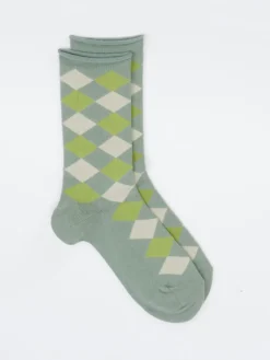 – Crew-Socken aus Baumwolle mit Argyle-Burlington Best