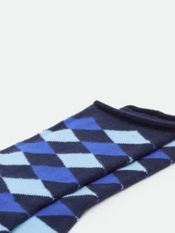 – Socken aus Baumwollmischung Dunkelblau-Burlington Clearance