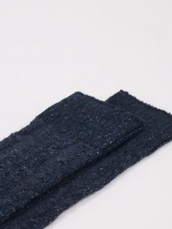 – Stricksocken aus Wolle in Dunkel-Burlington Online