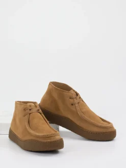 – Desert Boots aus Veloursleder cognac-Camper Hot