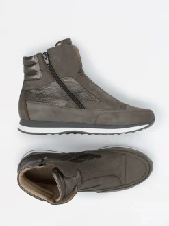 – High-Top Sneaker aus Nubukleder-Candice Cooper Sale