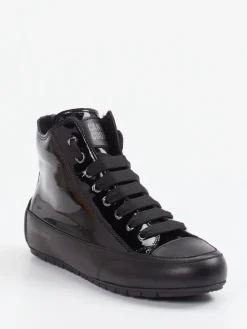– High-Top Sneaker aus Lackleder-Candice Cooper Discount