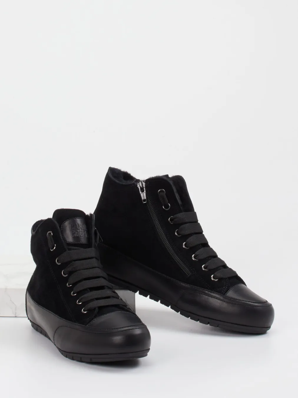 – High-Top-Sneaker aus Veloursleder-Candice Cooper Online