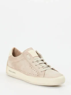 – Low-Top Sneaker aus Lammleder Beige-Candice Cooper New
