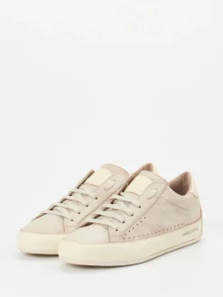 – Low-Top Sneaker aus Lammleder Beige-Candice Cooper New