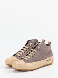 – Mid-Top Sneaker aus Leder taupe-Candice Cooper Discount