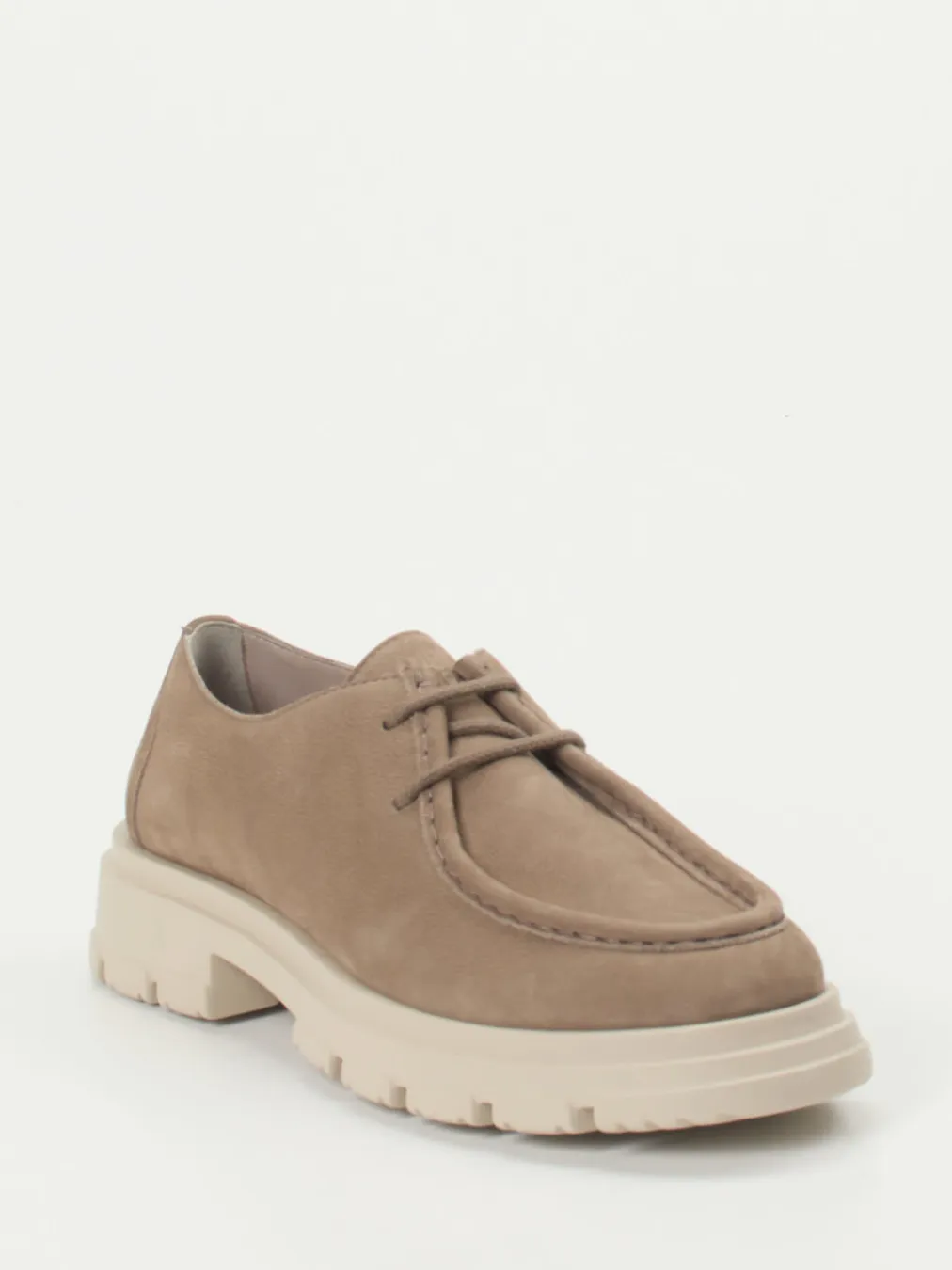 – Schnürschuh aus Nubukleder sandbeige-Candice Cooper Hot