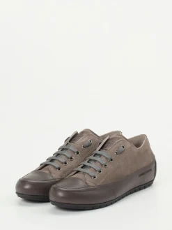 – Sneaker aus Veloursleder Taupe-Candice Cooper New