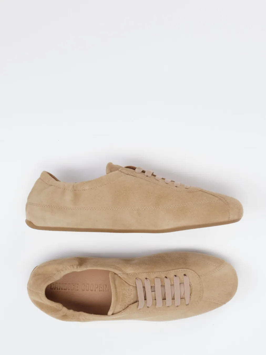 – Sneaker aus Veloursleder beige-Candice Cooper Discount