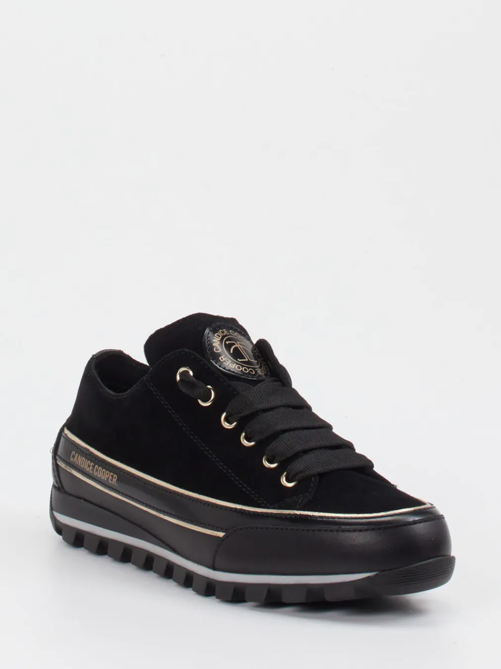 – Sneaker aus Veloursleder-Candice Cooper Online