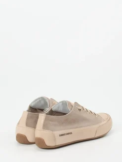 – Sneaker aus Veloursleder in Taupe-Candice Cooper New