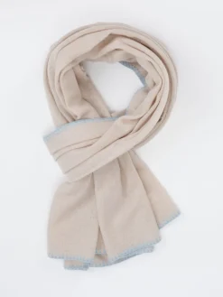– Schal aus Feinstrick in Beige-Cashmere Blues Clearance