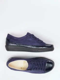 – Komfort-Sneaker aus Veloursleder dunkel-Christian Dietz Sale