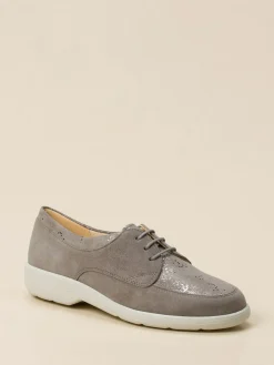 – Komfort-Schnürer aus Veloursleder-Christian Dietz Discount