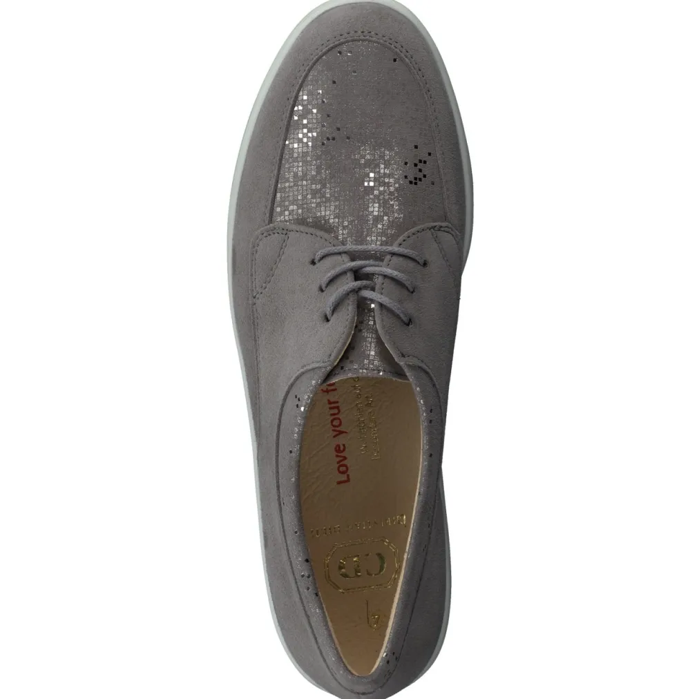 – Komfort-Schnürer aus Veloursleder-Christian Dietz Discount