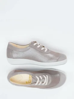 – Komfort-Sneaker aus Stretch und Veloursleder-Christian Dietz Outlet