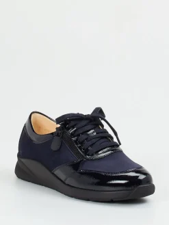 – Komfort-Sneaker aus Veloursleder Dunkel-Christian Dietz Sale