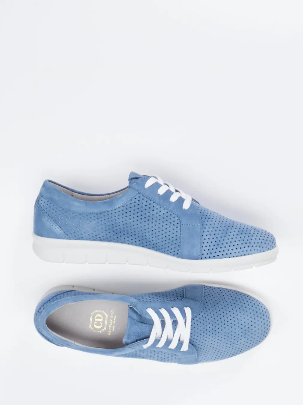 – Schnürschuh aus Veloursleder jeans-Christian Dietz Sale