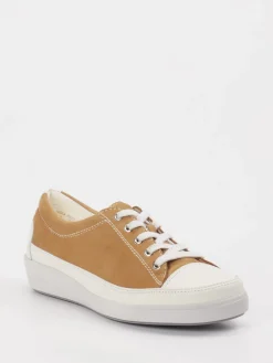 – Sneaker aus Veloursleder Cognac-Christian Dietz Sale