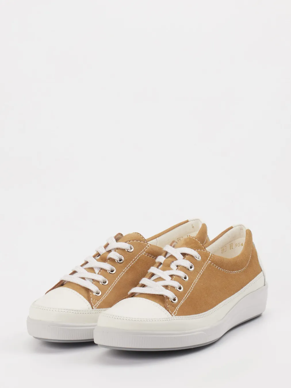 – Sneaker aus Veloursleder Cognac-Christian Dietz Sale