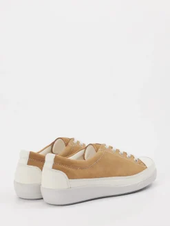 – Sneaker aus Veloursleder Cognac-Christian Dietz Sale