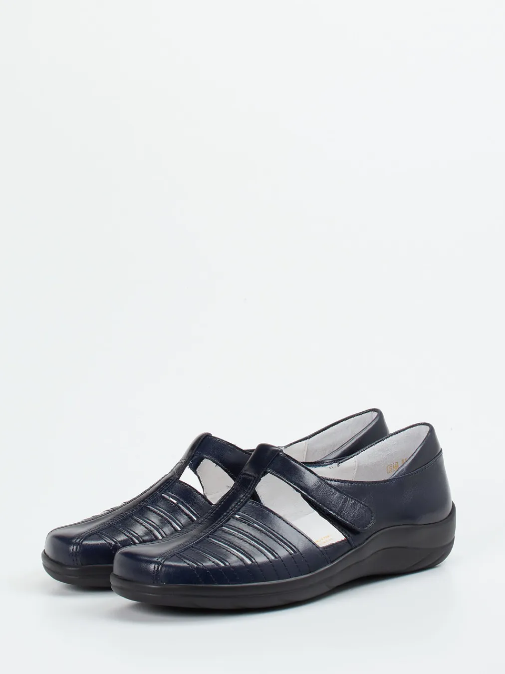 – Spangenschuh aus Kalbleder Dunkel-Christian Dietz Online