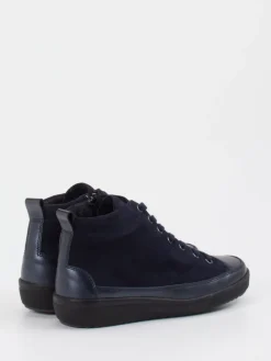 – Stiefelette aus Veloursleder Dunkel-Christian Dietz Online