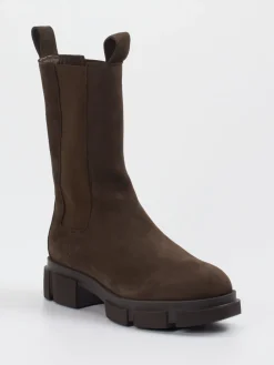 – Chelsea Boots aus Velours-Kalbleder Dunkel-Copenhagen