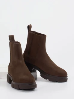 – Chelsea Boots aus Kalbleder schoko-Copenhagen Sale