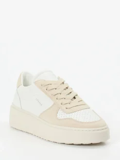 – Sneaker aus Kalbleder und Veloursleder Beige-Copenhagen Online