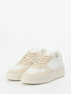 – Sneaker aus Kalbleder und Veloursleder Beige-Copenhagen Online