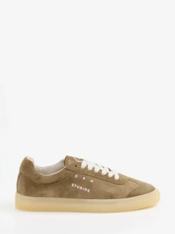 – Sneaker aus Veloursleder Sandbeige-Copenhagen Clearance