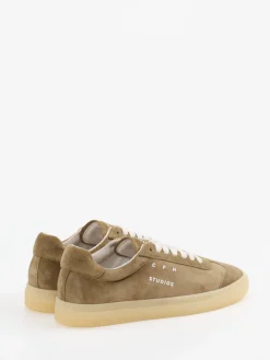– Sneaker aus Veloursleder Sandbeige-Copenhagen Clearance