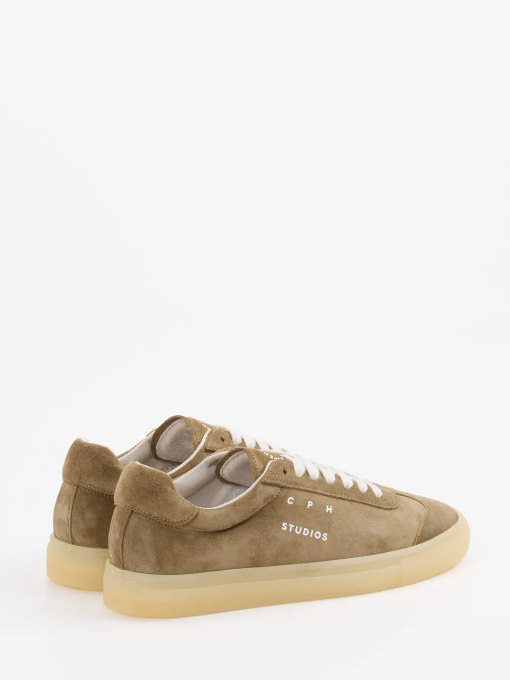– Sneaker aus Veloursleder Sandbeige-Copenhagen Clearance