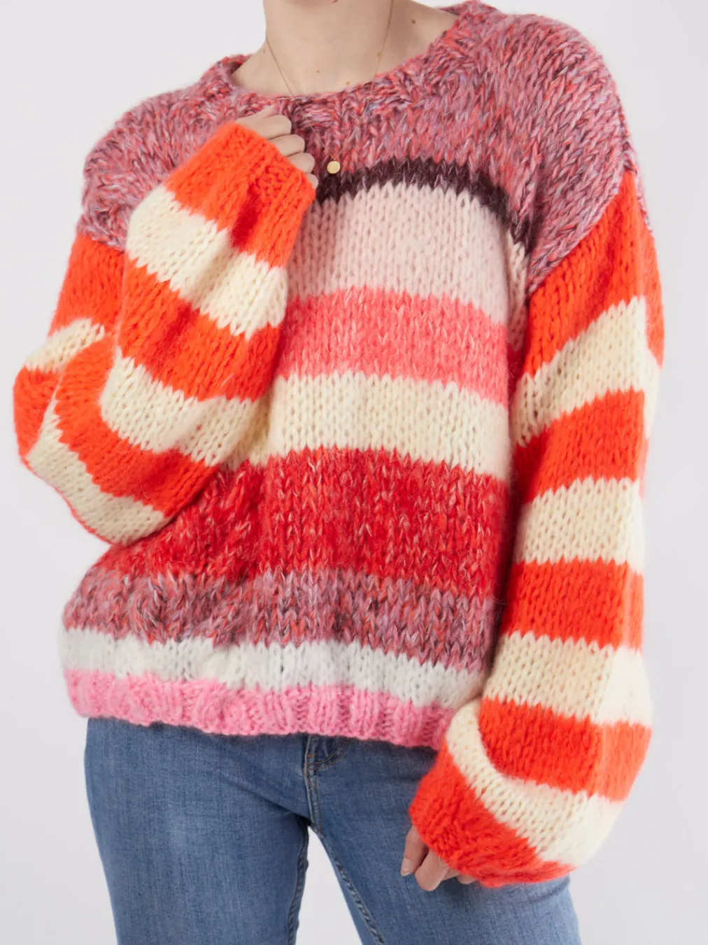 – Strickpullover aus Textil in Orange-DawnxDare Outlet