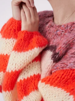 – Strickpullover aus Textil in Orange-DawnxDare Outlet