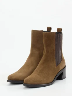 – Chelsea-Stiefelette aus Veloursleder-Donna Carolina Best