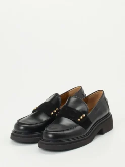 – Loafer aus Hochglanzleder-Donna Carolina Outlet