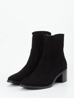 – Stiefeletten aus Veloursleder-Donna Carolina New