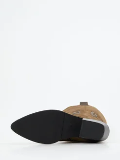 – Western-Boots aus Veloursleder-Donna Carolina